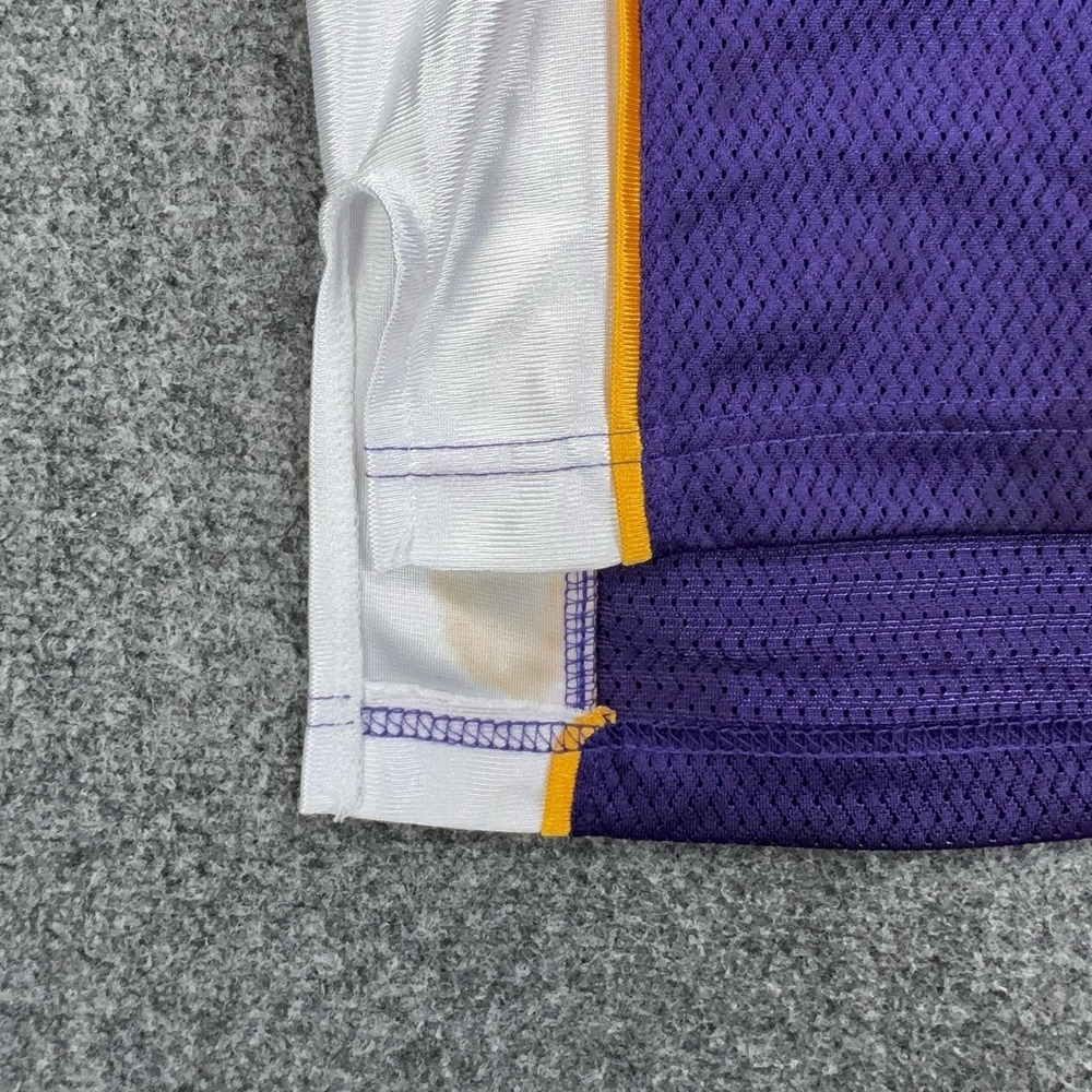 Minnesota Vikings Jersey Mens Medium Purple NFL Football Brett Favre 4 Reebok - Picture 7 of 16